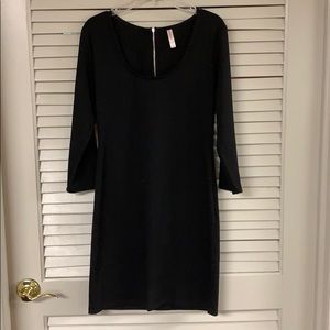 Long sleeve black dress